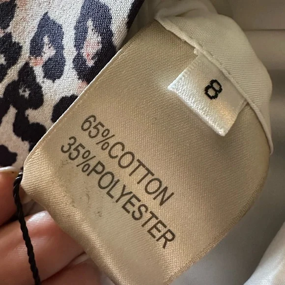 BURRYCO Baroque Leopard Mixed Print Shift Dress Embellished SZ 8 FITS BEST SZ 6 - Picture 7 of 10